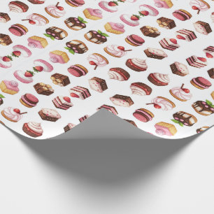 Cupcakes und süße Leckereien Geschenkpapier