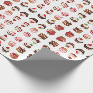 Cupcakes und süße Leckereien Geschenkpapier