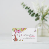 Cupcakes Visitenkarte (Stehend Vorderseite)