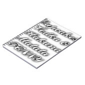 Cupcakes Vodka Hakuna Matata FUNNY Notizblock (Linke Seite)