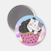 Cupcat Magnet (Vorderseite/Rückseite)