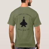 Cupertino F-22 T-Shirt (Rückseite)