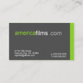 Cupertino-Grau II Visitenkarte (Rückseite)