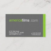 Cupertino-Grau Visitenkarte (Rückseite)