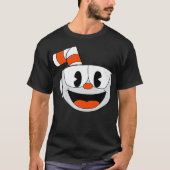 Cuphead Big Lächeln Gesicht Video Game Premium T-Shirt (Vorderseite)