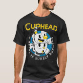 Cuphead Mugman Poker Chip Brewing Brawl T-Shirt (Vorderseite)
