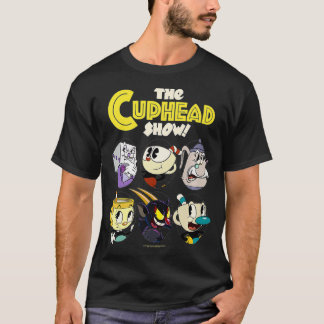 Cuphead Show Group Poster Logo Premium T-Shirt
