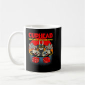 Cuphead und Mugman Devil's Dice Video Game Kaffeetasse (Links)