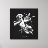 Cupi of Love B&W Leinwanddruck (Vorderseite)