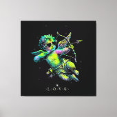 Cupi of Love Neon Leinwanddruck (Vorderseite)