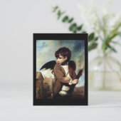 Cupid als Link Boy Postkarte (Stehend Vorderseite)