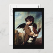 Cupid als Link Boy Postkarte (Vorne/Hinten)