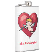 Cupid am roten Herz Flachmann (Rechts)