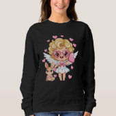 Cupid and Bunny Dance Sweatshirt (Vorderseite)