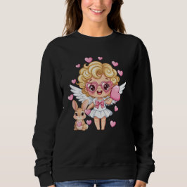 Cupid and Bunny Dance Sweatshirt