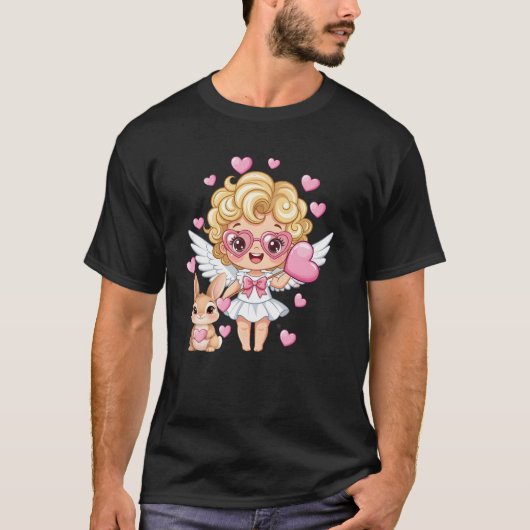 Cupid and Bunny Dance T-Shirt (Vorderseite)