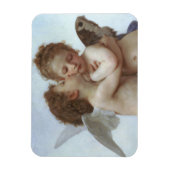 Cupid and Psyche as children - William Bouguereau Magnet (Vertikal)