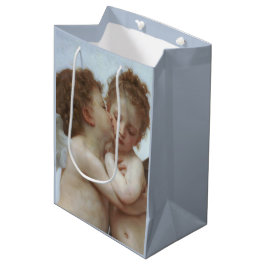 Cupid and Psyche as children - William Bouguereau Mittlere Geschenktüte