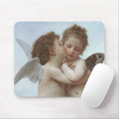 Cupid and Psyche as children - William Bouguereau Mousepad (Mit Mouse)