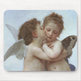 Cupid and Psyche as children - William Bouguereau Mousepad