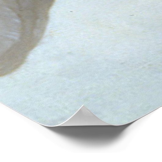 Cupid and Psyche as children - William Bouguereau Poster (Ecke)