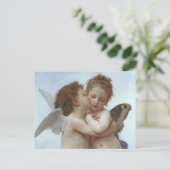 Cupid and Psyche as children - William Bouguereau Postkarte (Stehend Vorderseite)