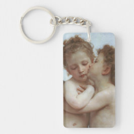 Cupid and Psyche as children - William Bouguereau Schlüsselanhänger