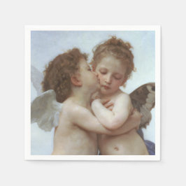 Cupid and Psyche as children - William Bouguereau Serviette