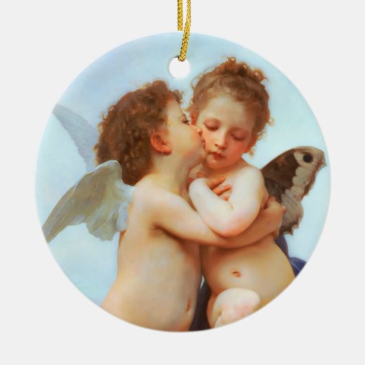 Cupid and Psyche Wedding Ornament (Vorne)