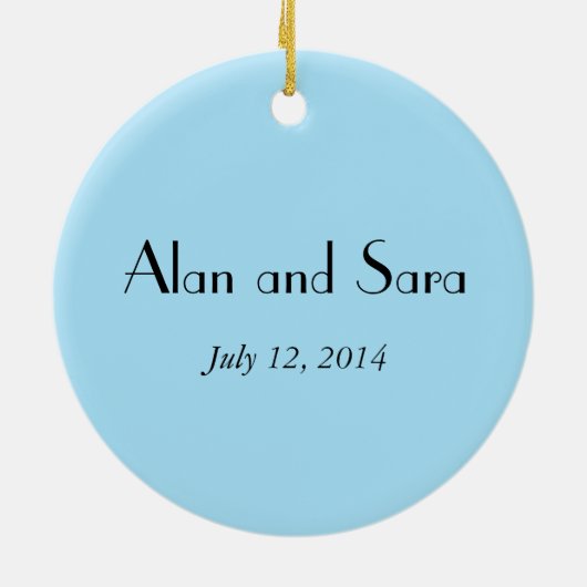 Cupid and Psyche Wedding Ornament (Hinten)