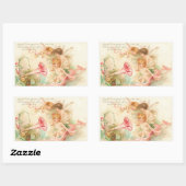 Cupid Angel I Rectangle Aufkleber (Blatt)