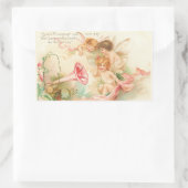 Cupid Angel I Rectangle Aufkleber (Tasche)