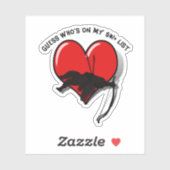 Cupid Anti Valentinstag Aufkleber (Blatt)