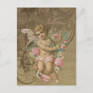 Cupid - Antik Postkarte