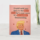 Cupid Approved Feiertagskarte (Rückseite)