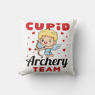Cupid Archery Team Niedlich Valentinstag Kissen