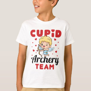 Cupid Archery Team Niedlich Valentinstag T-Shirt