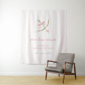Cupid Arrow Love Struck Bridal Shower Welcome Wandteppich (Beispiel)