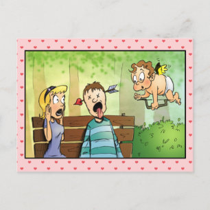 Cupid-Arrow-Valentin Feiertagspostkarte