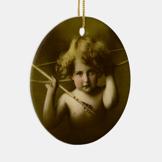 Cupid Awake Lithograph Keramik Ornament (Rechts)