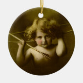Cupid Awake Lithograph Keramik Ornament (Vorne)