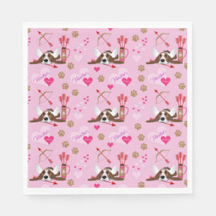 Cupid Basset Hound Serviette