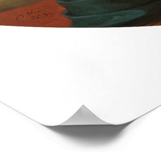 Cupid - Benjamin West Fine Art Poster (Ecke)