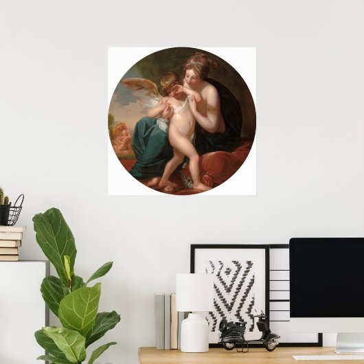 Cupid - Benjamin West Fine Art Poster (Heimbüro)