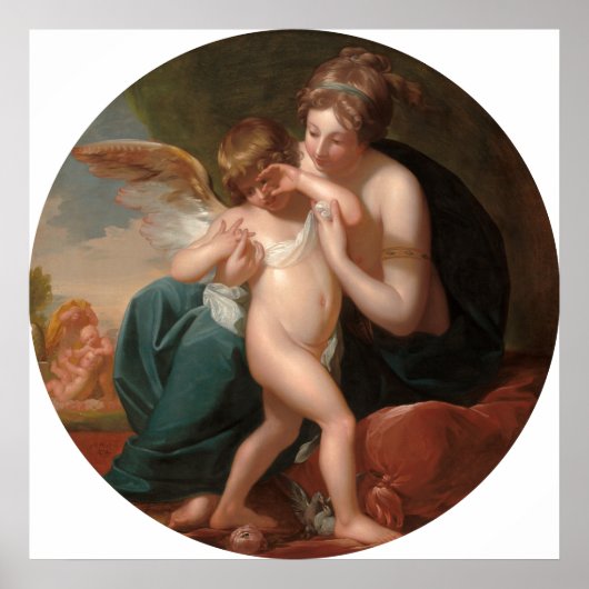 Cupid - Benjamin West Fine Art Poster (Vorne)