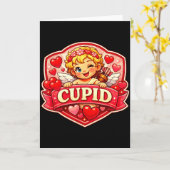 Cupid Blonde Valentine Karte (Gelbe Blume)