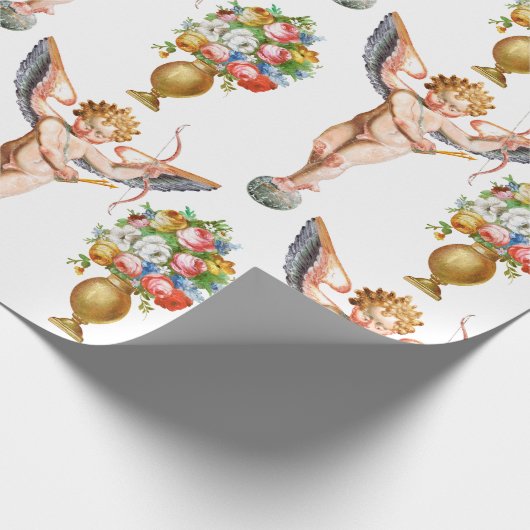 Cupid-Blumenverpackungspapier Geschenkpapier (Ecke)
