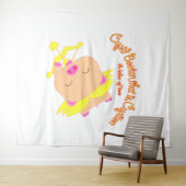 Cupid Bootan Wandteppich (Beispiel (Horizontal))