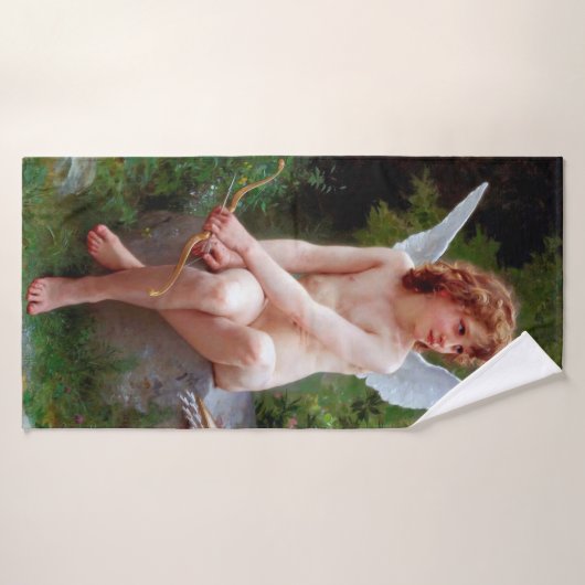 Cupid, Bouguereau Badehandtuch (Badehandtuch)