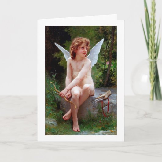 Cupid, Bouguereau Karte (Vorderseite)